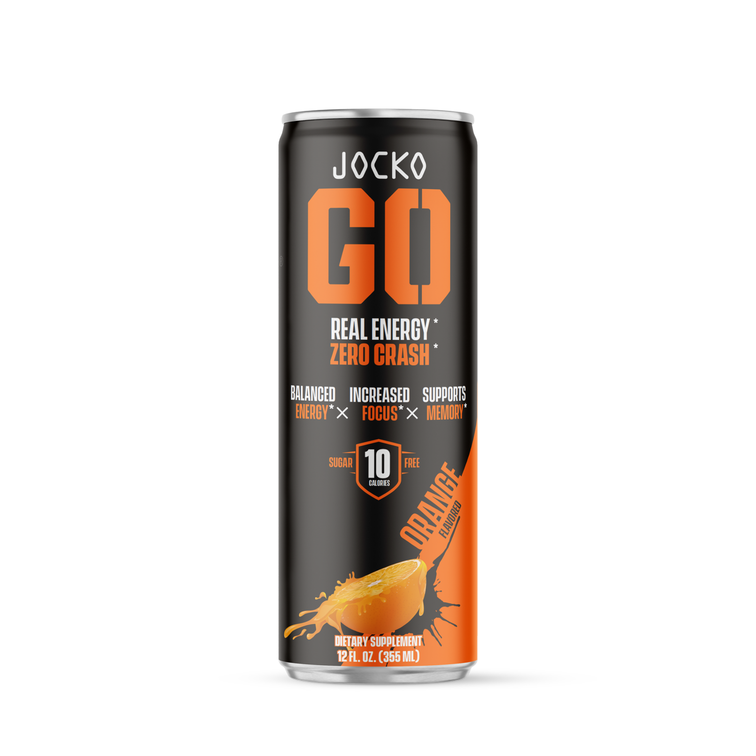 slide 1 of 7, Jocko GO Orange, 12 fl oz