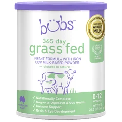 BUBS 365 Day Grass Fed Infant Formula (0-12 Months)