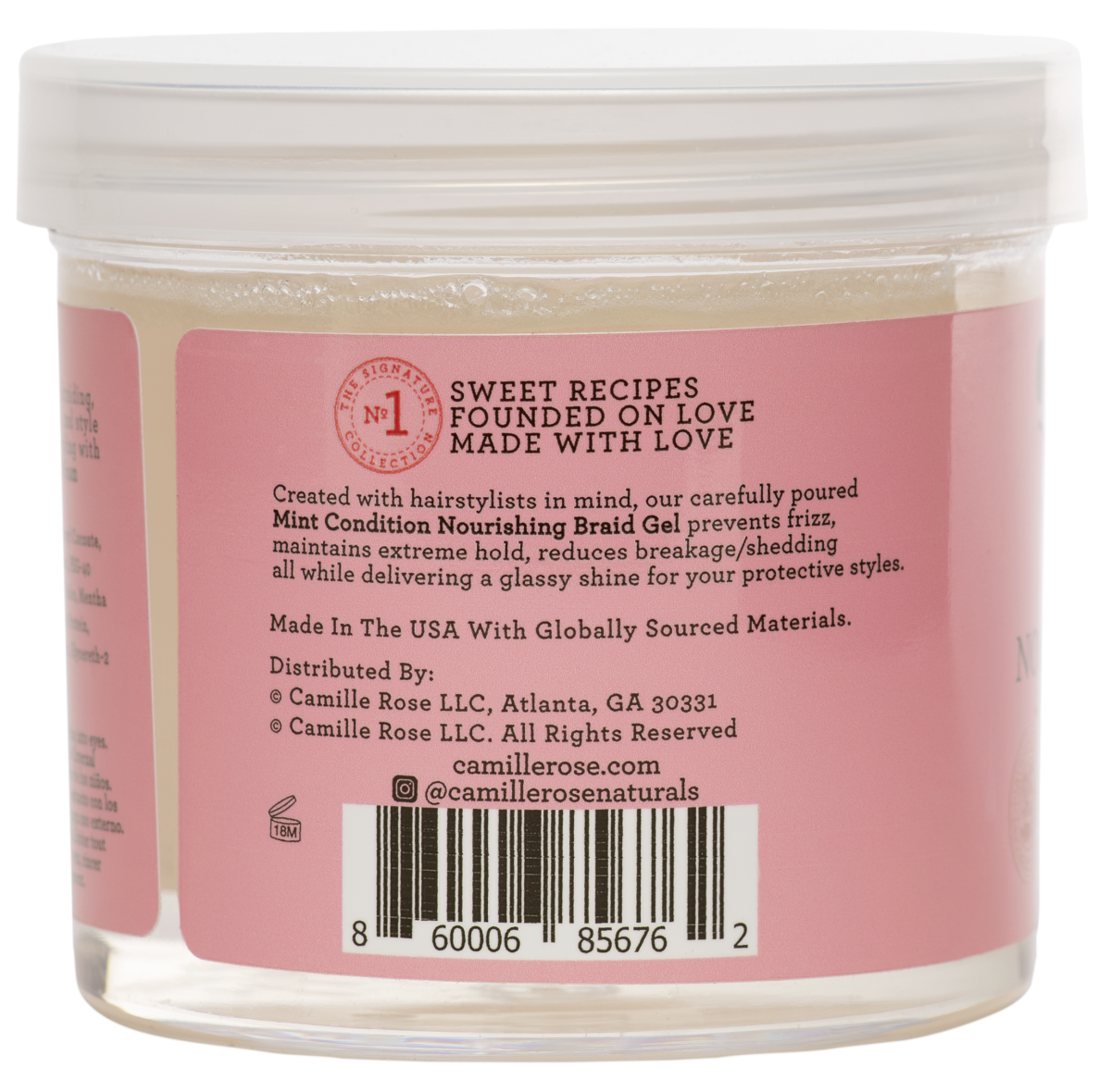 slide 2 of 2, Camille Rose® Mint Condition Nourishing Braid Gel, 12 oz