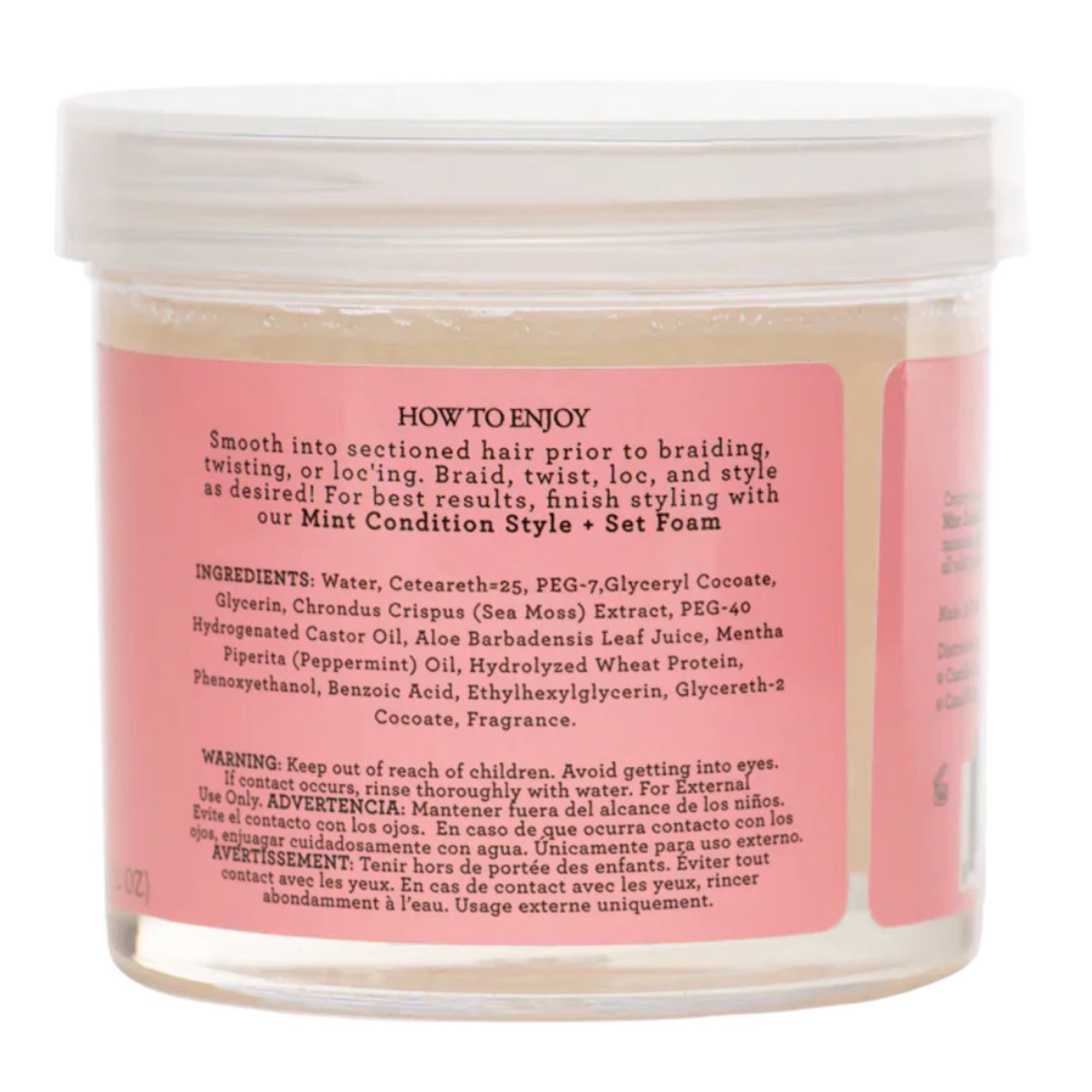 slide 2 of 2, Camille Rose Mint Condition Nourishing Braiding Gel - Sea Moss & Aloe Vera, 12 oz