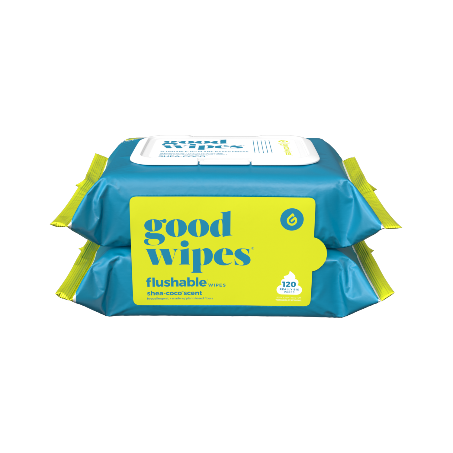 slide 4 of 5, Goodwipes Shea-Coco Flushable Wipes - 120ct, 2 ct