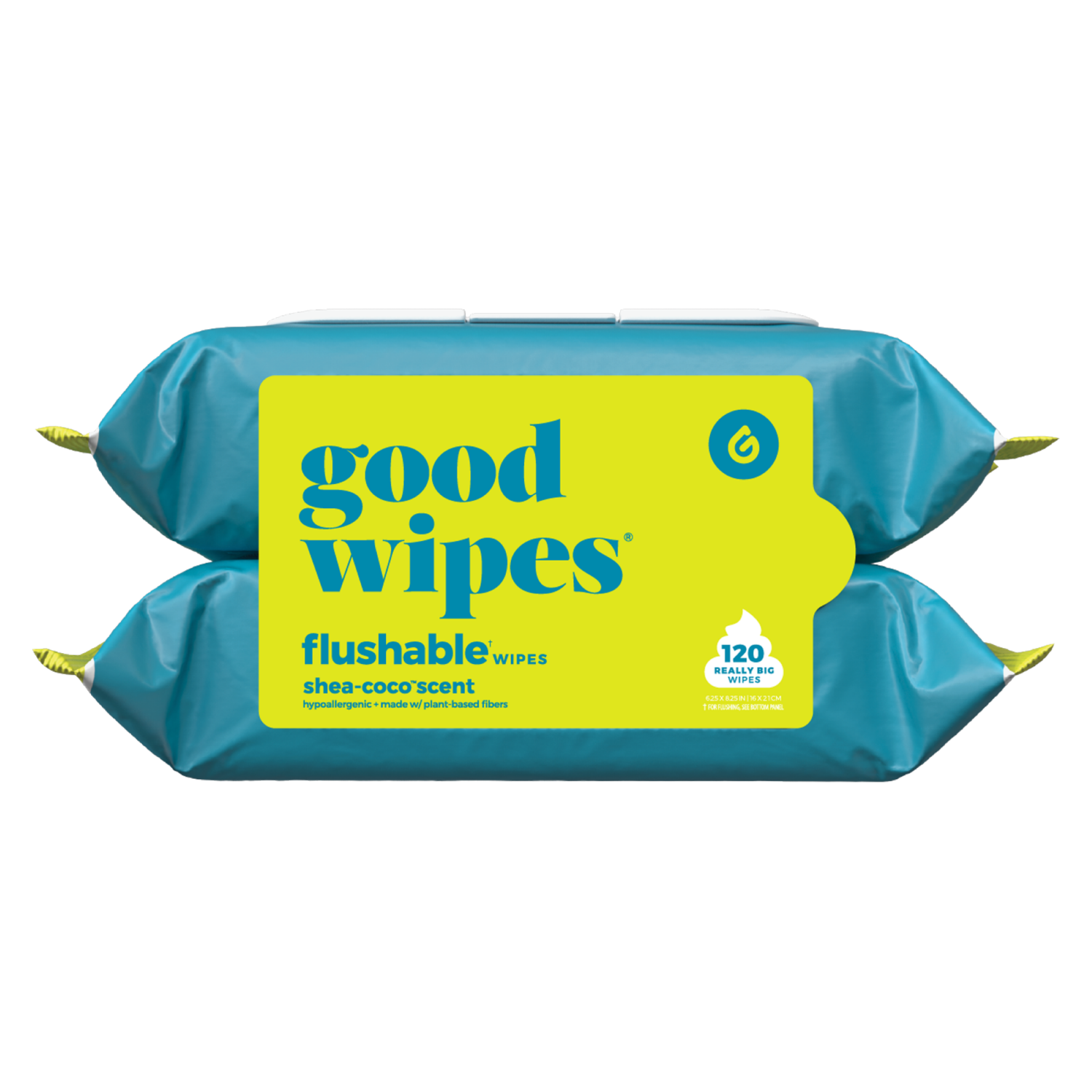 slide 1 of 5, Goodwipes Shea-Coco Flushable Wipes - 120ct, 2 ct