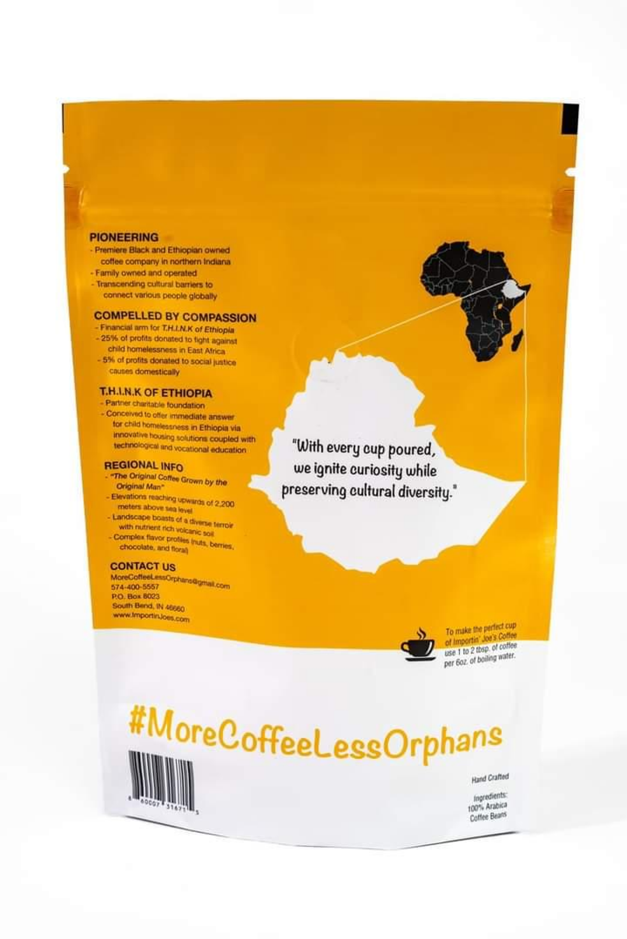 slide 2 of 2, Importin Joes Awasa Ground Coffee - 12 oz, 12 oz