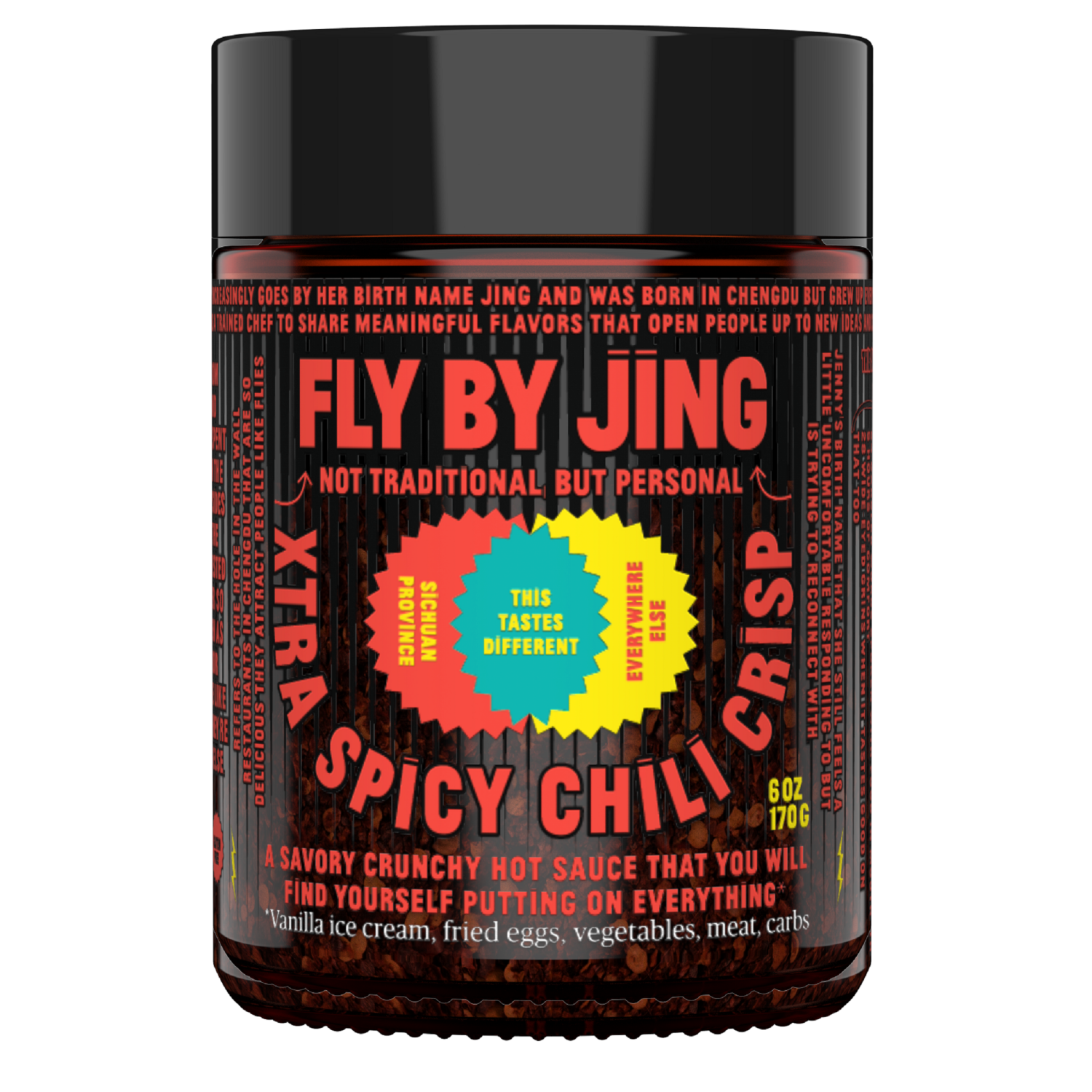 slide 1 of 3, Fly by Jing Xtra Spicy Chili Crisp Hot Sauce 6 oz, 6 oz