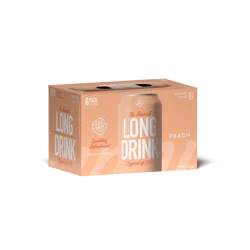 The Finnish Long Drink Gluten Free Peach Gin 6 - 12 oz Cans