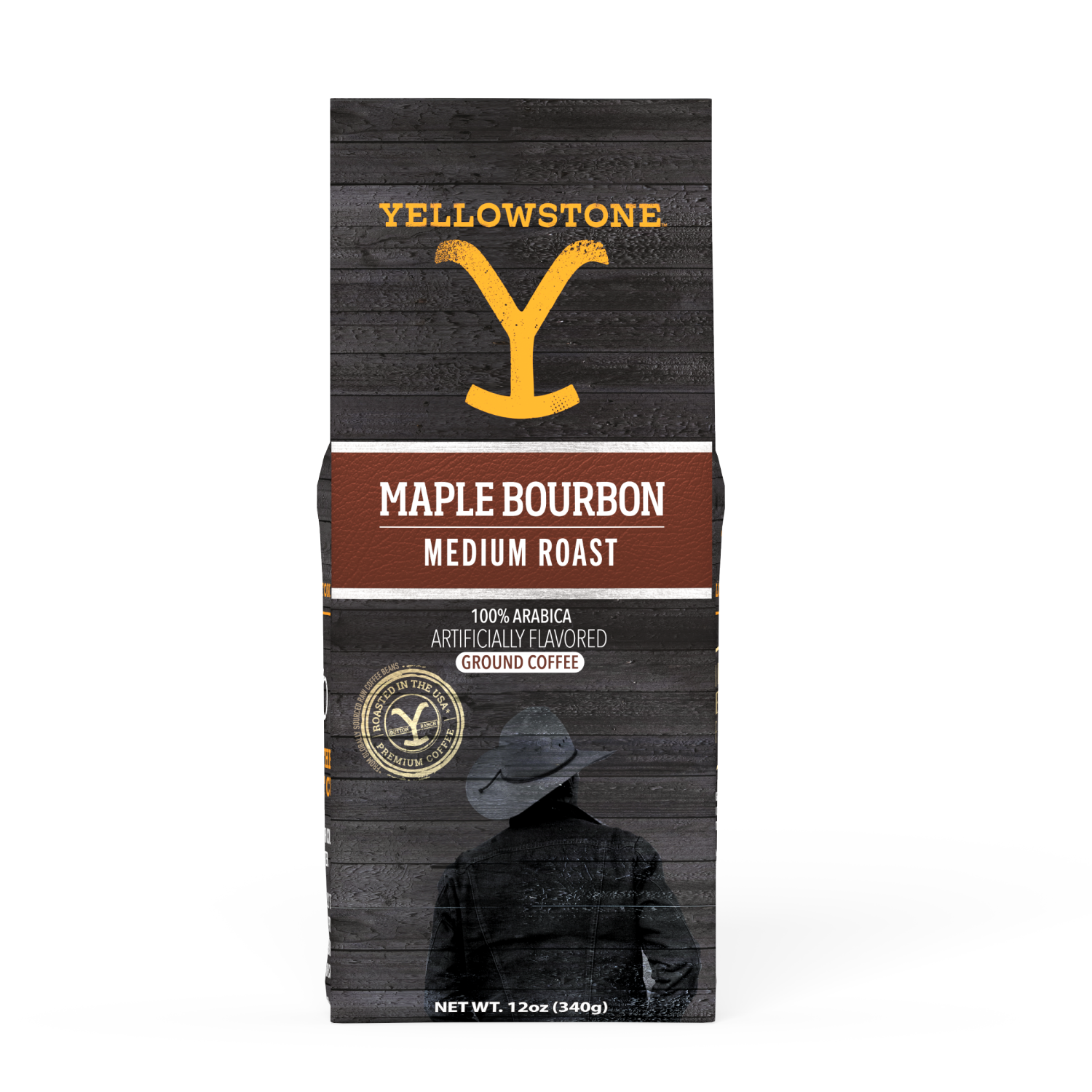 slide 1 of 2, Yellowstone Maple Bourbon Ground Coffee 12oz, 12 oz