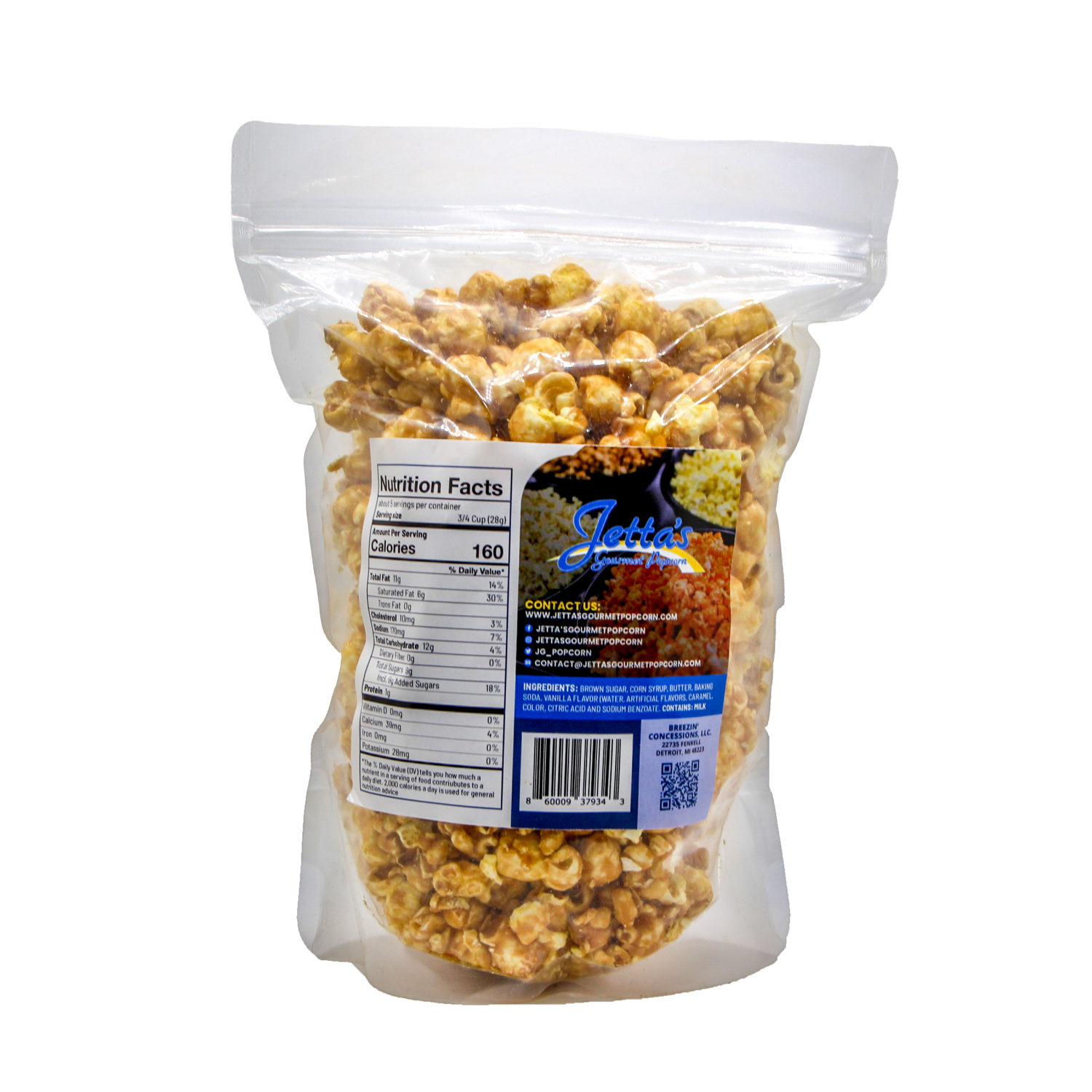 slide 2 of 7, Jetta's Caramel Popcorn 9 oz, 9 oz