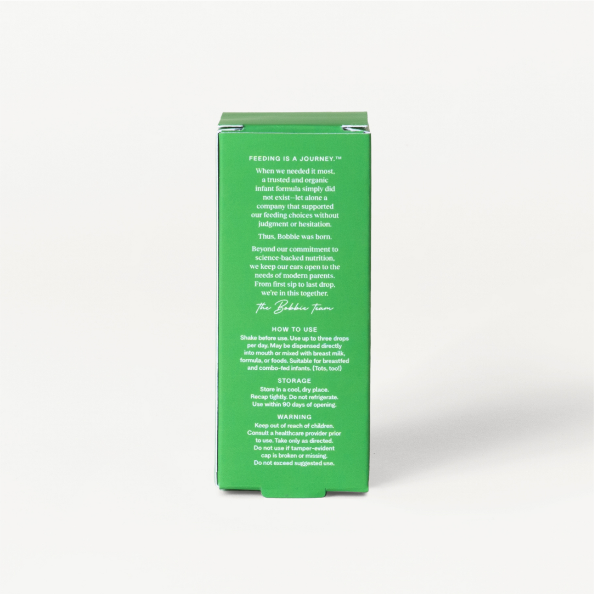 slide 3 of 5, Bobbie Baby Organic Vitamin D Drops 9mL, 9 ml