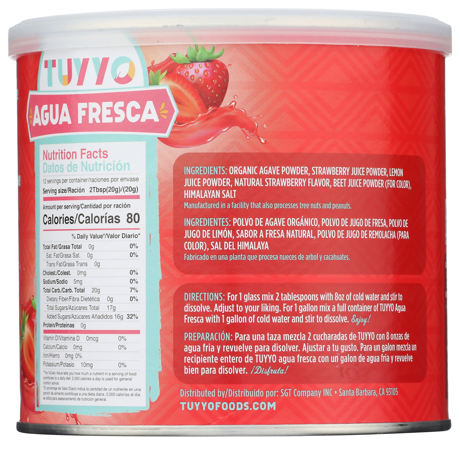 slide 2 of 2, Tuyyo Mix Agua Fresca Strwbrry 8.5 Oz, 8.5 oz