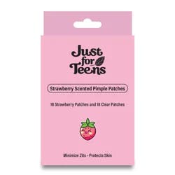 Just for Teens Pimple Patches with Strawberry Scent 36ct