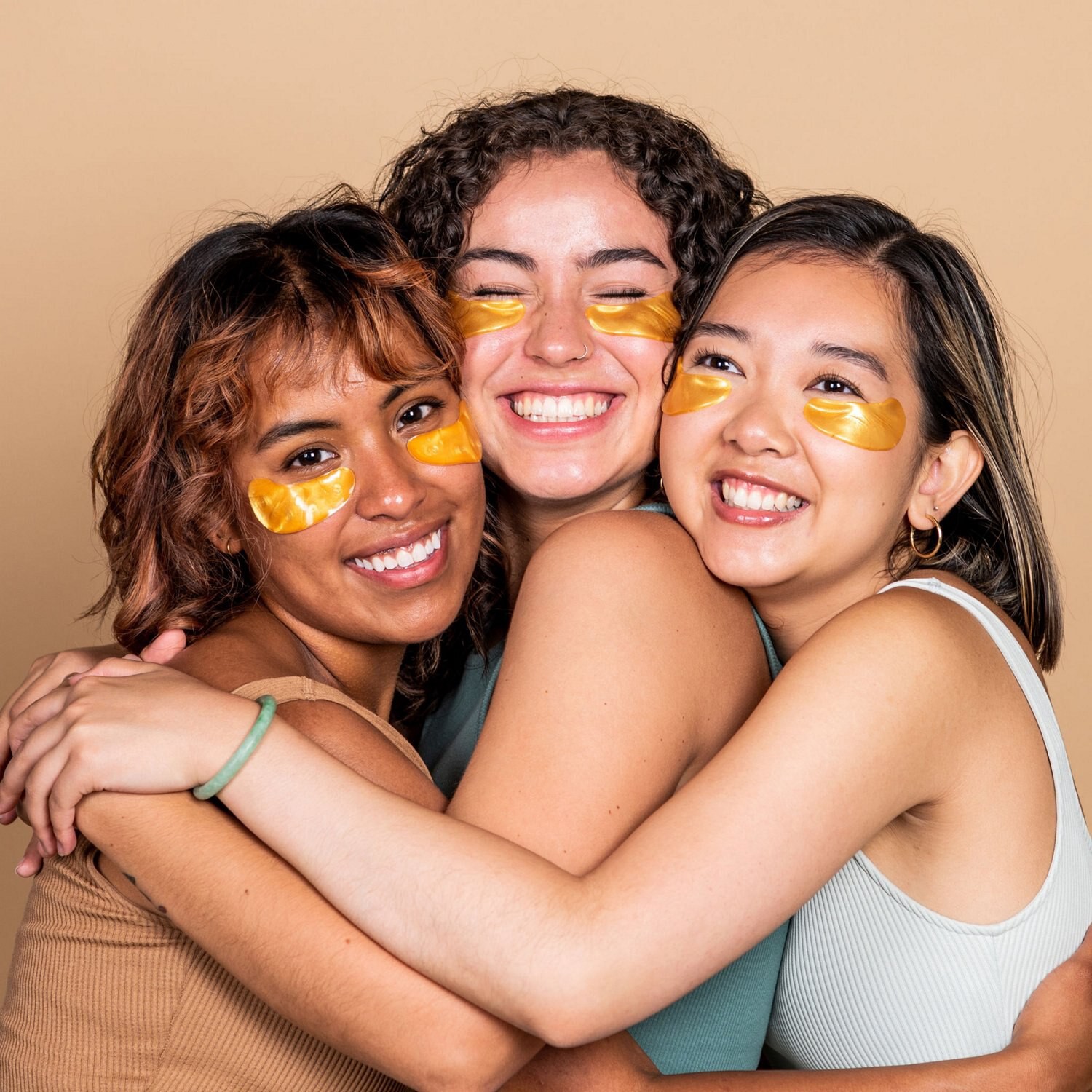 slide 2 of 8, Round Lab Energizing Under Eye Mask - Gold 2 Pairs, 2 ct