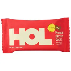 HOL Health Club Peanut Butter Cacao Bone Broth Protein Bar