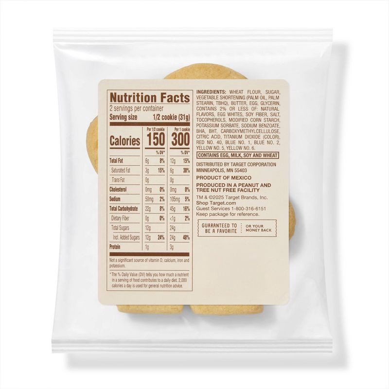 slide 2 of 3, Christmas Hand Decorated Gingerbread Pal Sugar Cookie - 2.2oz - Favorite Day™, 2.2 oz