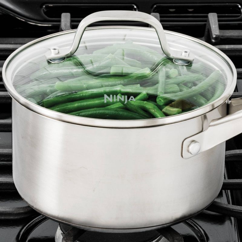 Ninja Foodi Neverstick Essential Stainless 11pc Cookware Set - C79800 –  UnitedSlickMart