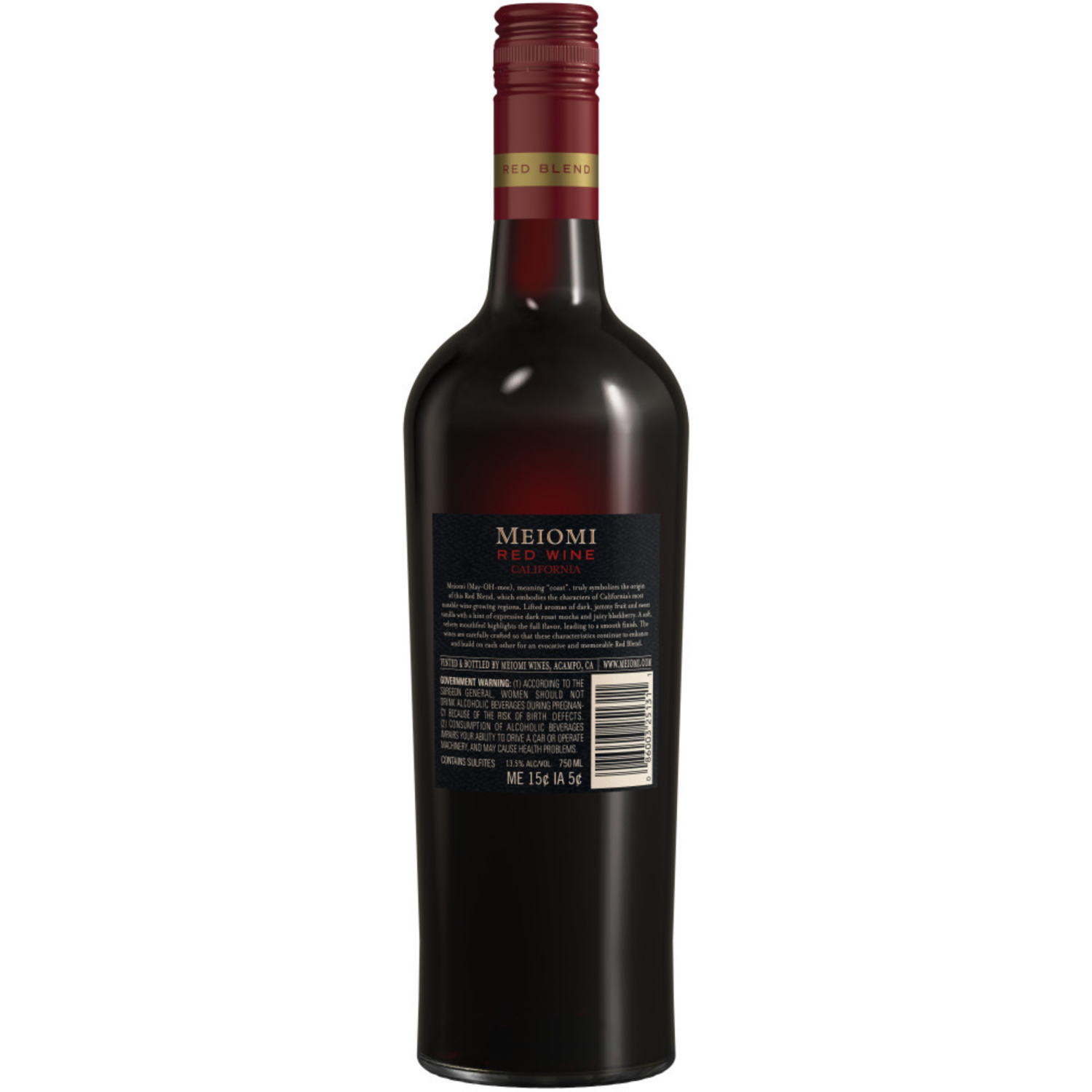 slide 2 of 8, Meiomi California Red Blend Red Wine, 750 ml