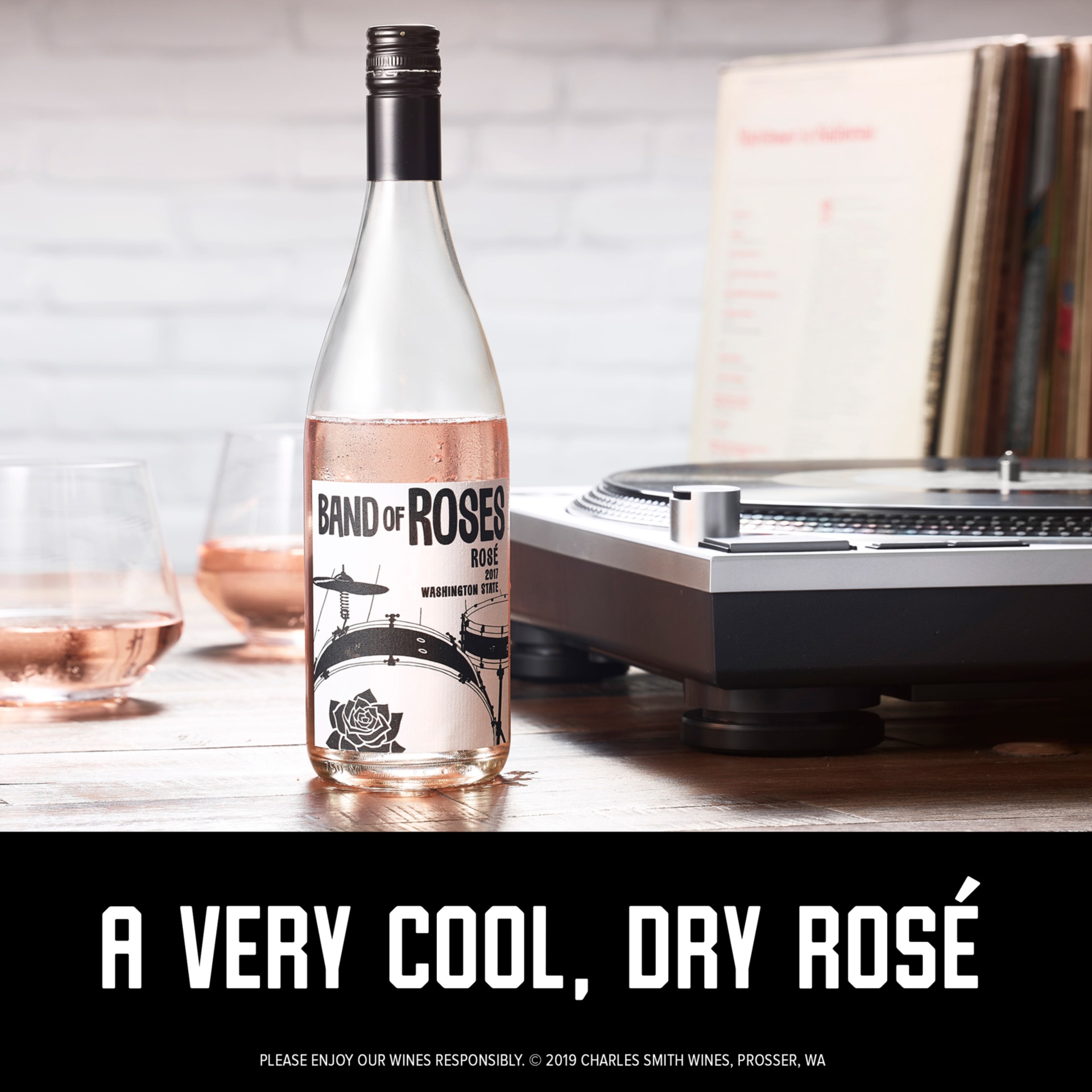 slide 3 of 7, Band Of Roses Rose Wine by Charles Smith Wines, 750 ml