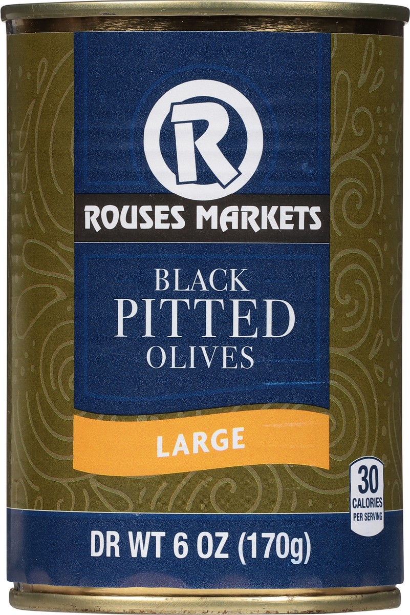 slide 7 of 11, Rouses Markets Pitted Black Olives Large 6 oz, 6 oz