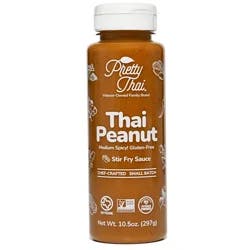Pretty Thai Gluten-Free Medium Spicy! Thai Peanut Stir Fry Sauce 10.5 oz