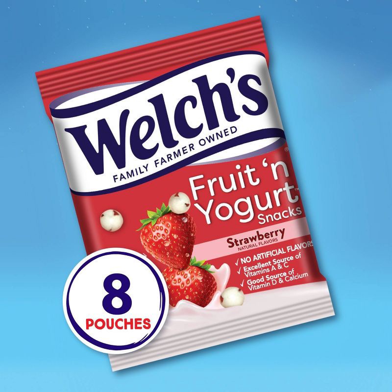 slide 3 of 4, Welch's Strawberry Fruit 'n Yogurt Snacks - 5.6oz/8ct, 8 ct; 5.6 oz