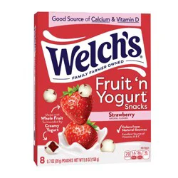 Welch's Strawberry Fruit 'n Yogurt Snacks - 5.6oz/8ct