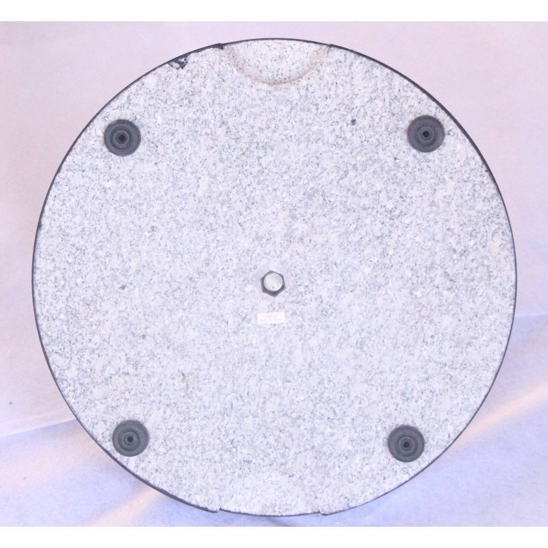 slide 6 of 6, 48.5lbs Granite Round Outdoor Patio Market Umbrella Base Black - Threshold™, 48.5 lb