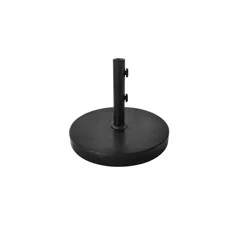 48.5lbs Granite Round Outdoor Patio Market Umbrella Base Black - Threshold™