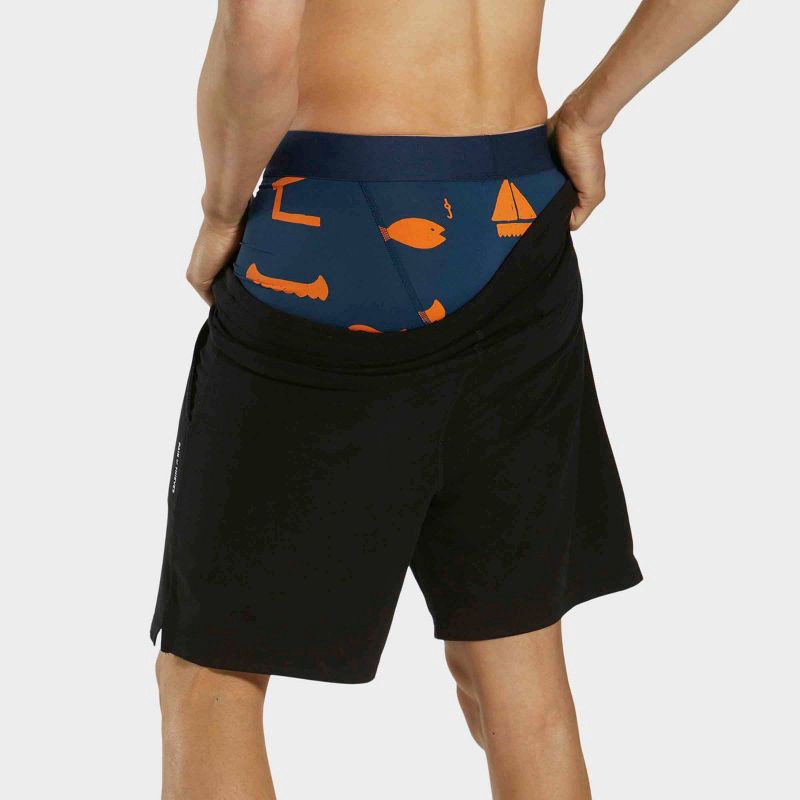 slide 5 of 11, Pair of Thieves Men's Hustle Outdoor Boxer Briefs 2pk - Blue/Gray S: Lightweight Nylon-Spandex Knit, Full Waistband Elastic, 2 ct