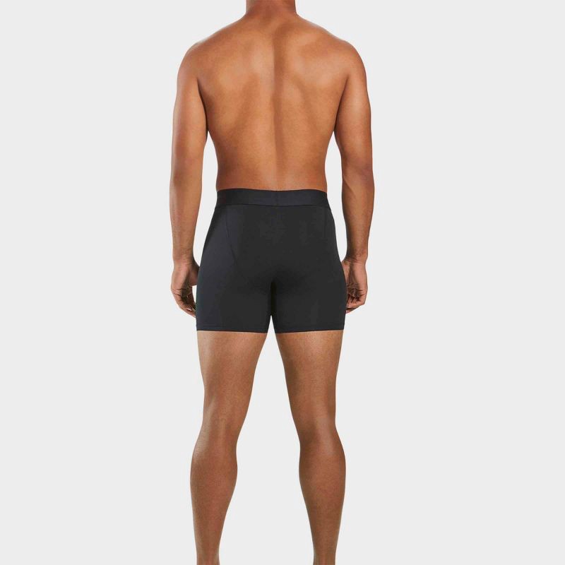 slide 10 of 11, Pair of Thieves Men's Hustle Boxer Briefs 2pk - Black/Blue XL: Lightweight Knit, Full Waistband Elastic, Machine Washable, 2 ct