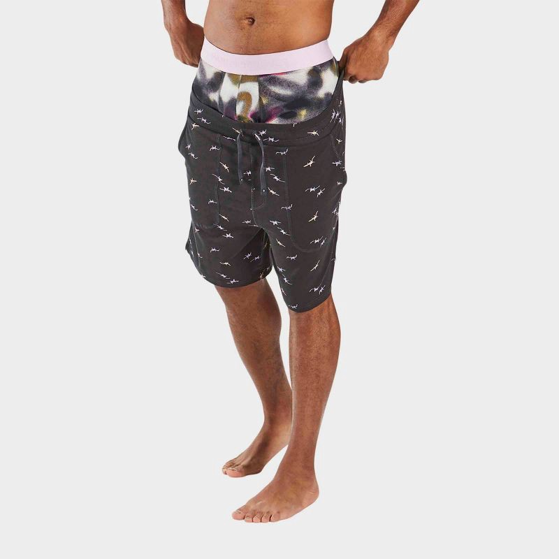 slide 8 of 11, Pair of Thieves Men's Hustle Tie-Dye Boxer Briefs 2pk - Pink/Gray M: Lightweight Knit, Full Waistband Elastic, 2 ct