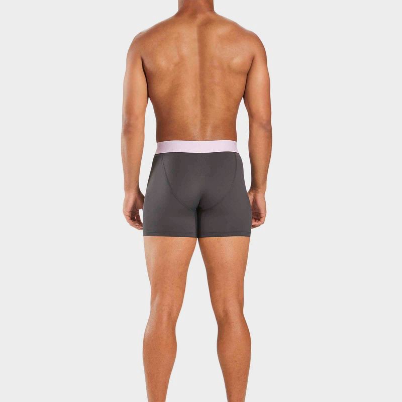 slide 10 of 11, Pair of Thieves Men's Hustle Tie-Dye Boxer Briefs 2pk - Pink/Gray XL: Lightweight Knit, Full Waistband Elastic, Machine Washable, 2 ct