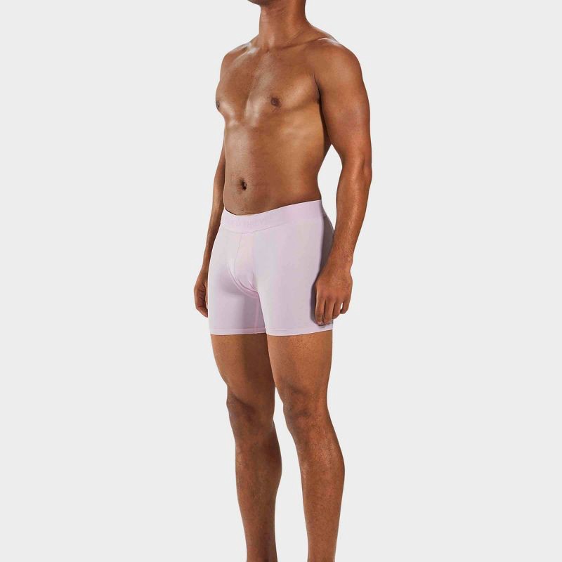 slide 5 of 10, Pair of Thieves Men's Hustle Boxer Briefs 2pk - Navy/Lavender L: Lightweight Knit, Full Waistband Elastic, Machine Washable, 2 ct