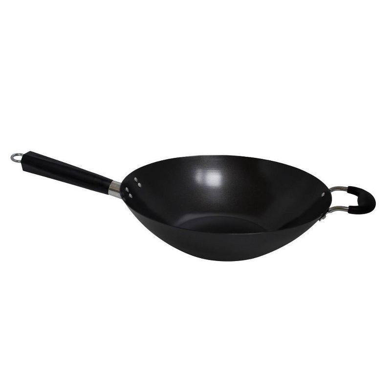 slide 1 of 6, IMUSA 14" Coated Wok with Bakelite Handle, 1 ct