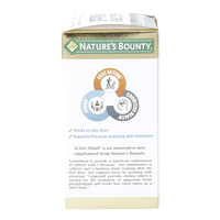 slide 5 of 13, Nature's Bounty Active Mind 1000 Mg Of Cognizin With Caffeine Ltheanine Caplets, 60 ct