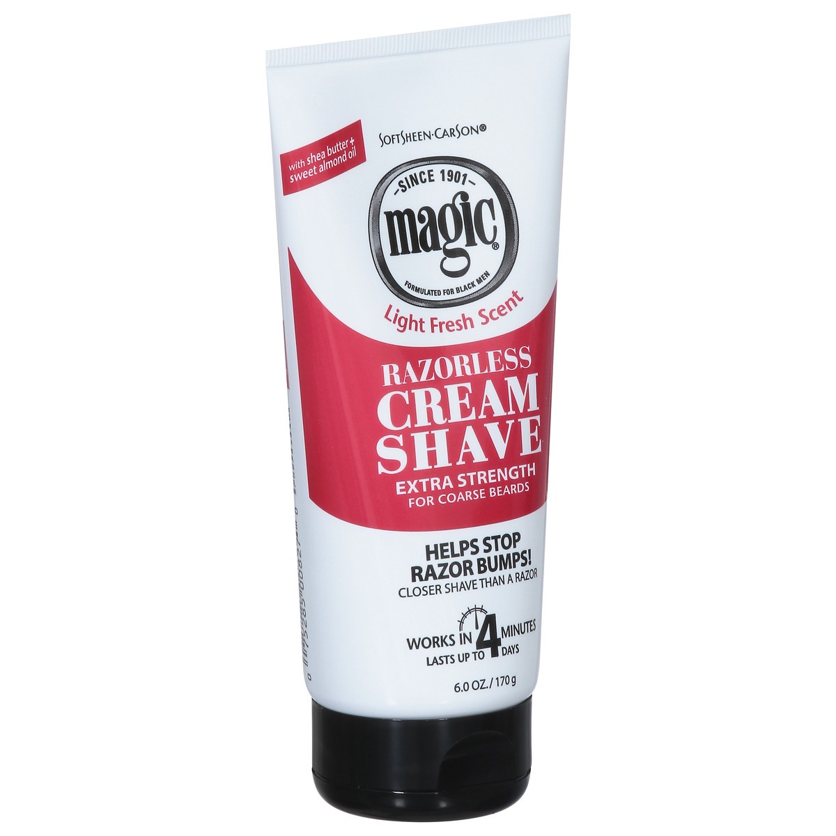 slide 7 of 9, Magic Extra Strength Razorless Light Fresh Scent Cream Shave 6.0 oz, 6 oz