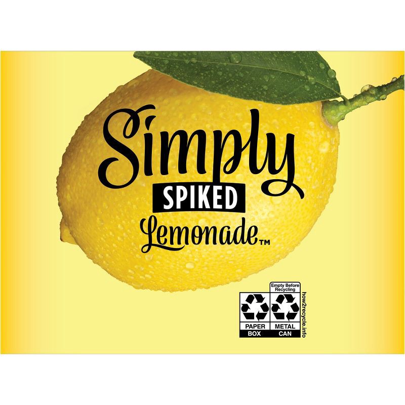 slide 9 of 9, Simply Spiked Lemonade Variety Pack - 12pk/12 fl oz Cans, 12 ct; 12 fl oz