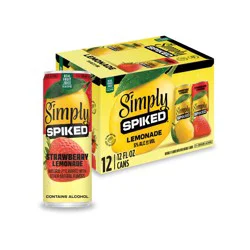 Simply Spiked Lemonade Variety Pack - 12pk/12 fl oz Cans
