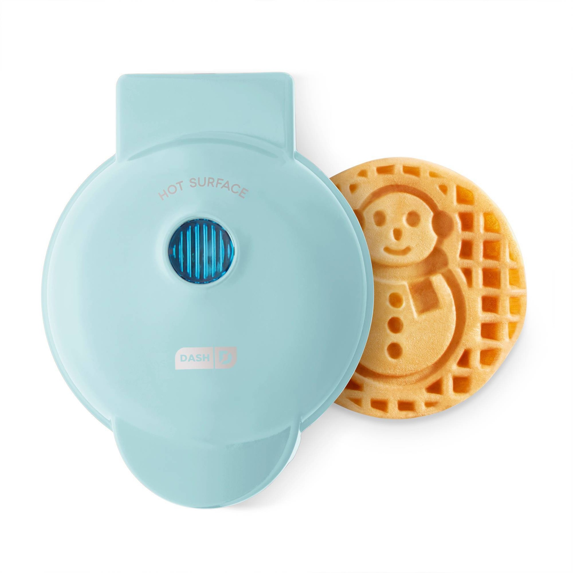 Dash Snowman Mini Waffle Maker - Blue 1 ct