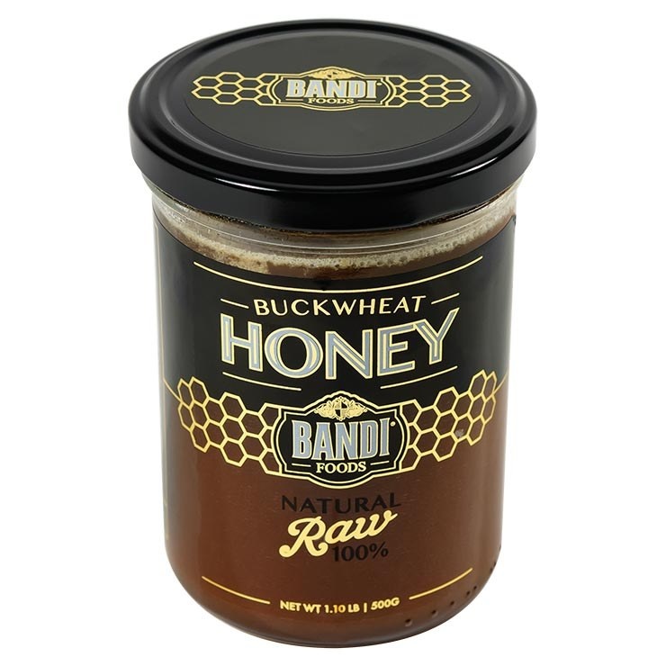 slide 1 of 1, Bandi Buckwheat Honey, Natural Raw 100%, 500 gram
