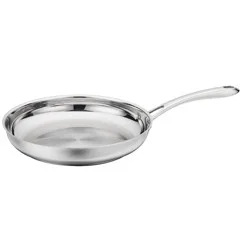 Cuisinart Classic 12" Stainless Steel Skillet - 8322-30: Oven & Broiler Safe, Dishwasher Safe, Induction Compatible