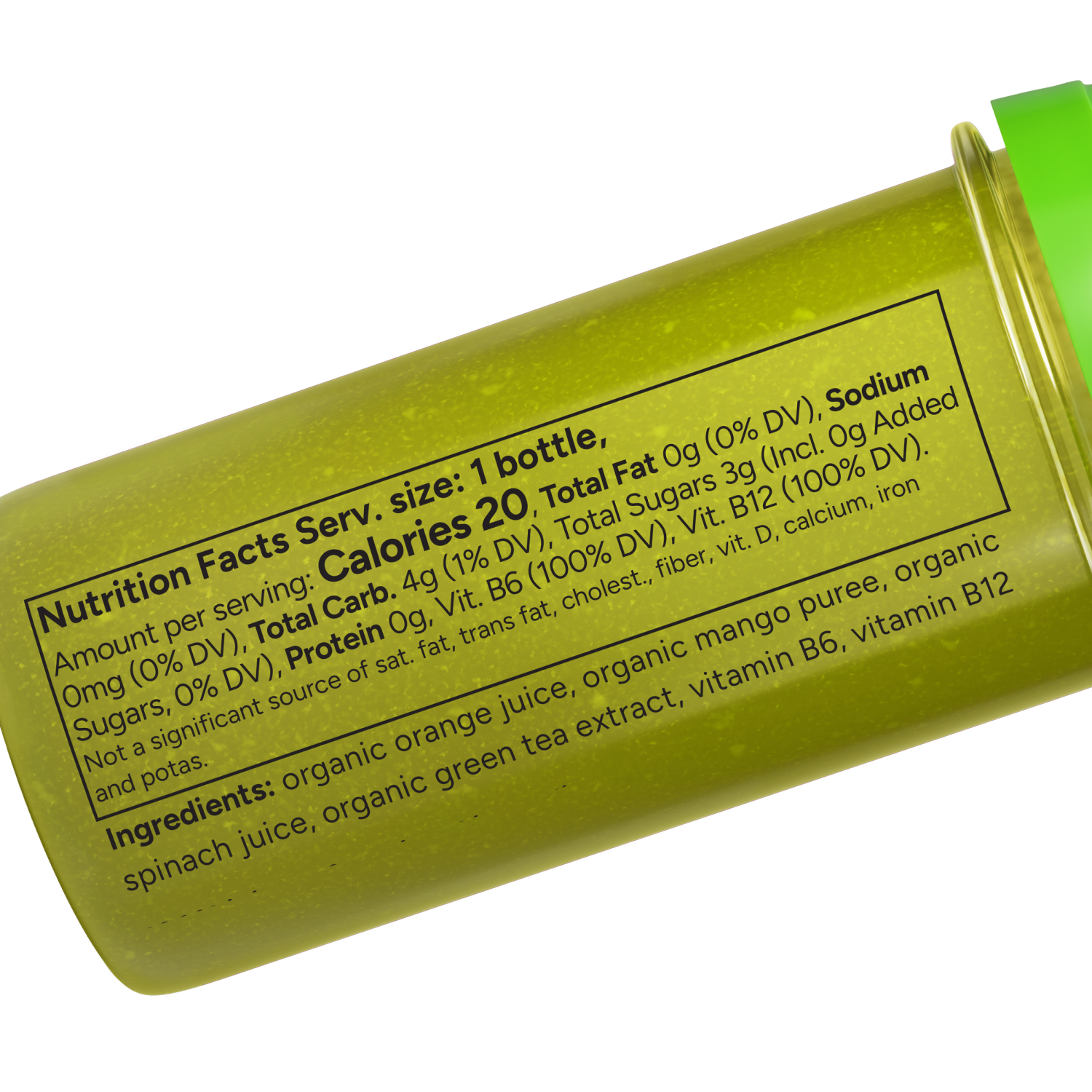 slide 3 of 5, So Good So You Energy Mango Spinach Shot, 1.7 fl oz