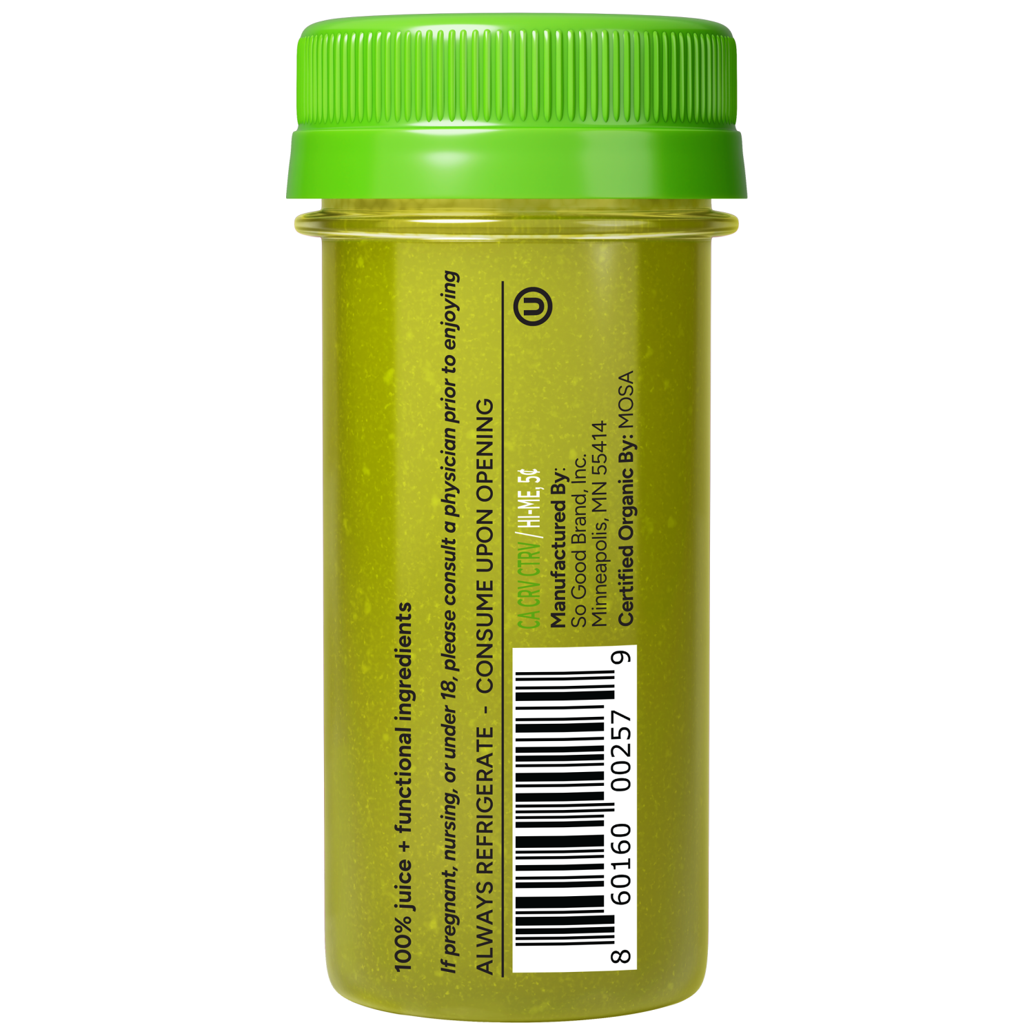 slide 4 of 5, So Good So You Energy Mango Spinach Shot, 1.7 fl oz