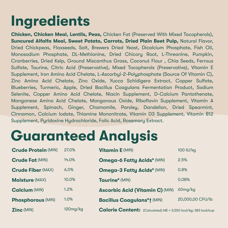 slide 8 of 11, Jinx Grain-Free Dry Dog Food with Chicken, Sweet Potato & Carrot Flavor - 11.5lbs, 11.5 lb