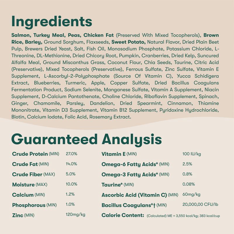 slide 7 of 11, Jinx Dry Dog Food with Salmon, Brown Rice & Sweet Potato - 4lbs, 4 lb