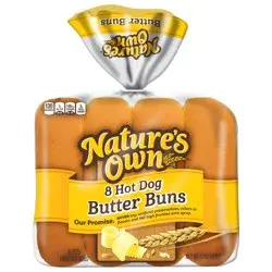 Nature's Own Hot Dog Butter Buns