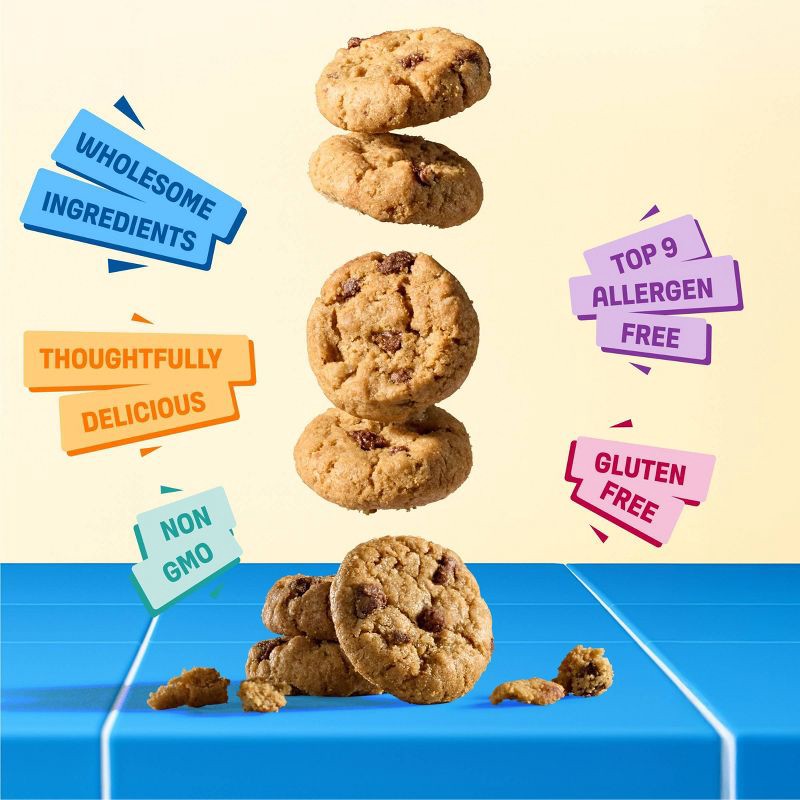 slide 4 of 10, Partake Crunchy Mini Chocolate Chip Cookie Snack Packs - 6.7oz/10ct, 6.7 oz, 10 ct