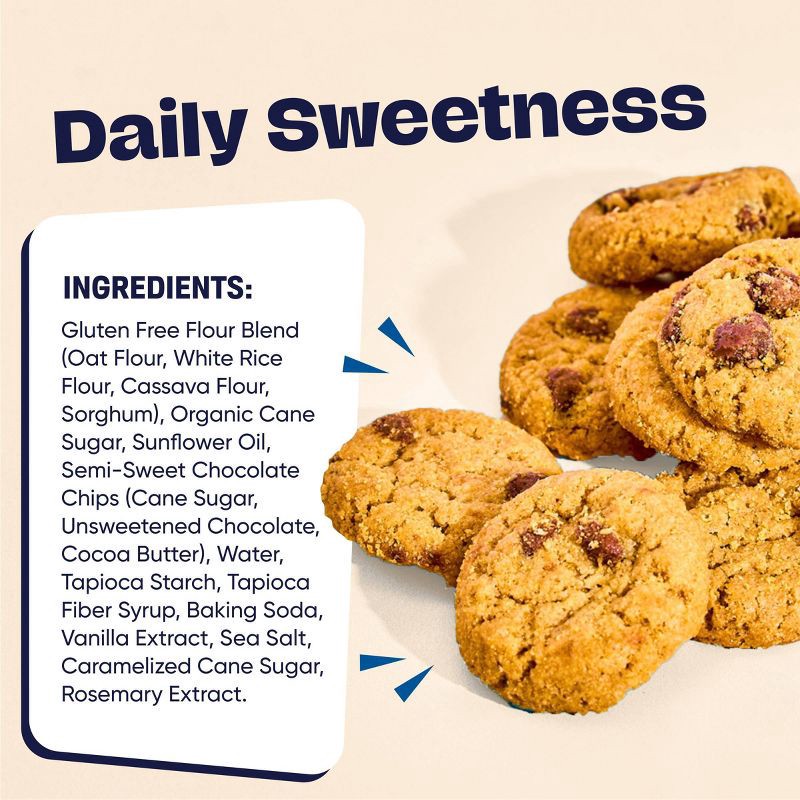 slide 7 of 10, Partake Crunchy Mini Chocolate Chip Cookie Snack Packs - 6.7oz/10ct, 6.7 oz, 10 ct