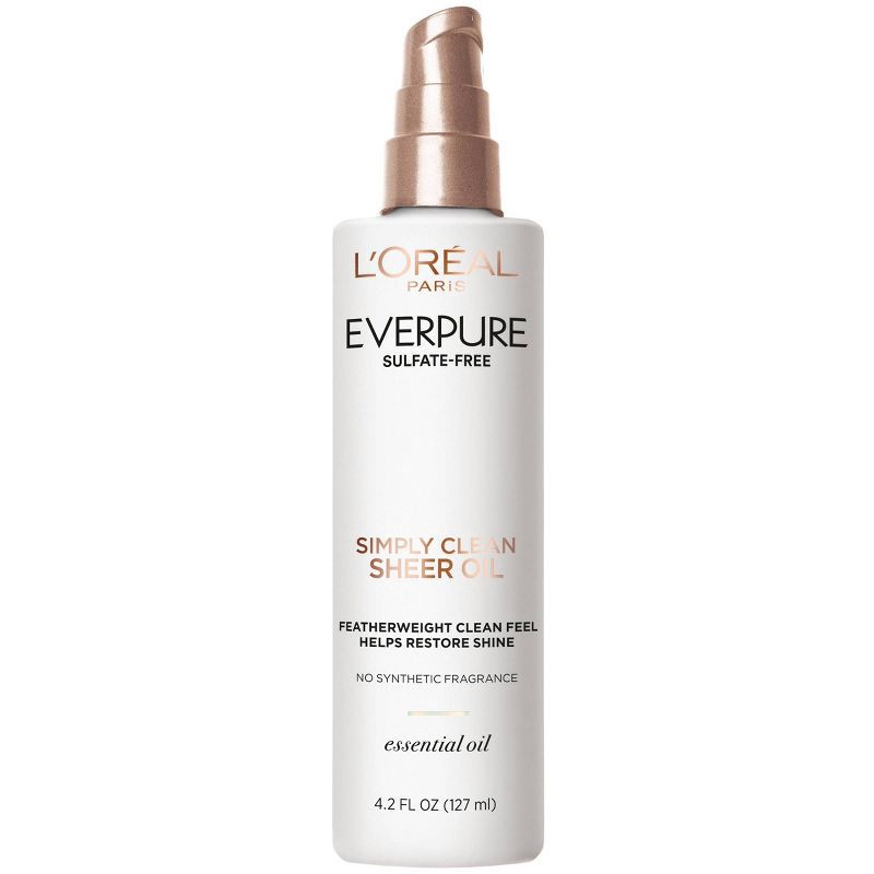 slide 1 of 7, L'Oreal Paris EverPure Simply Clean Sheer Oil Hair Treatment - 4.2 fl oz, 4.2 fl oz