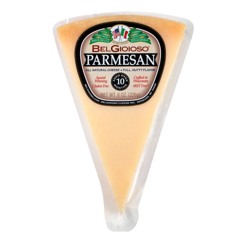 slide 1 of 6, Belgioioso Parmesan Cheese Wedge - 8oz, 8 oz