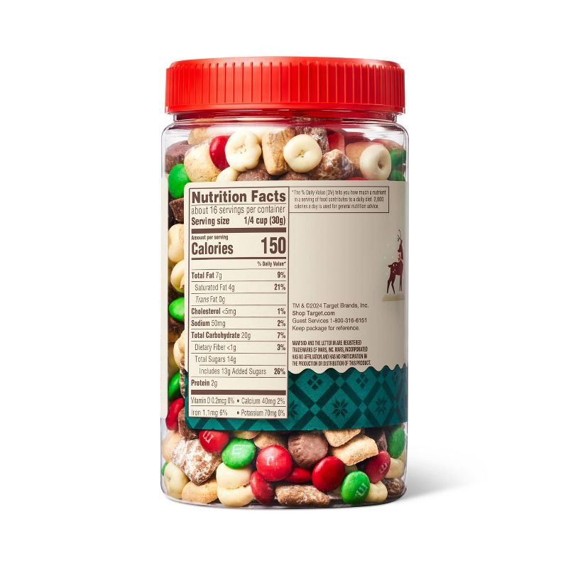 slide 2 of 4, Christmas Rudolph's Mix Indulgent Snack Mix - 16.5oz - Favorite Day™, 16.5 oz