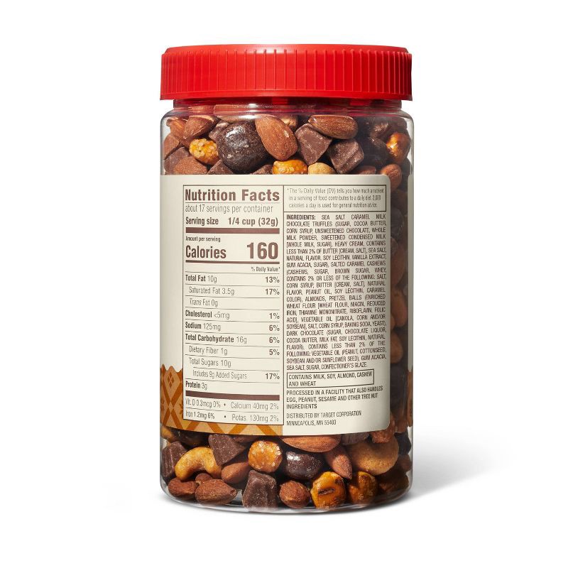 slide 3 of 3, Christmas Salted Caramel Indulgent Trail Mix - 19oz - Favorite Day™, 19 oz